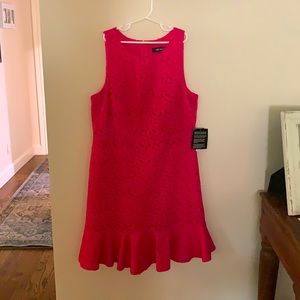 Nine West Pink Punch cocktail dress